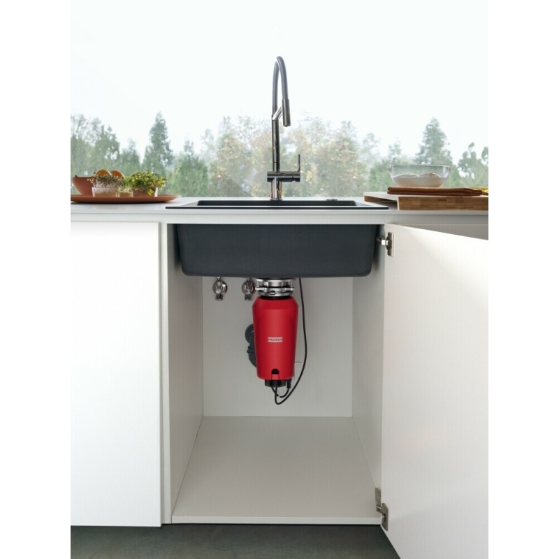  installazione dissipatore rifiuti franke in cucina sotto il lavello 